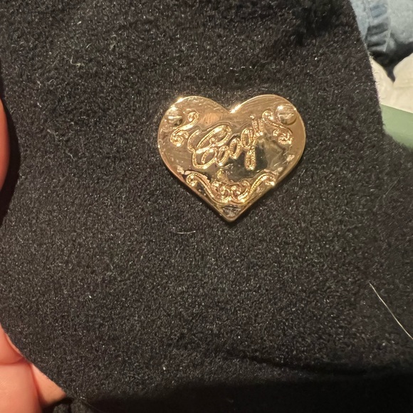 Coogi Black Jacket with Gold Zipper - Picture 6 of 7